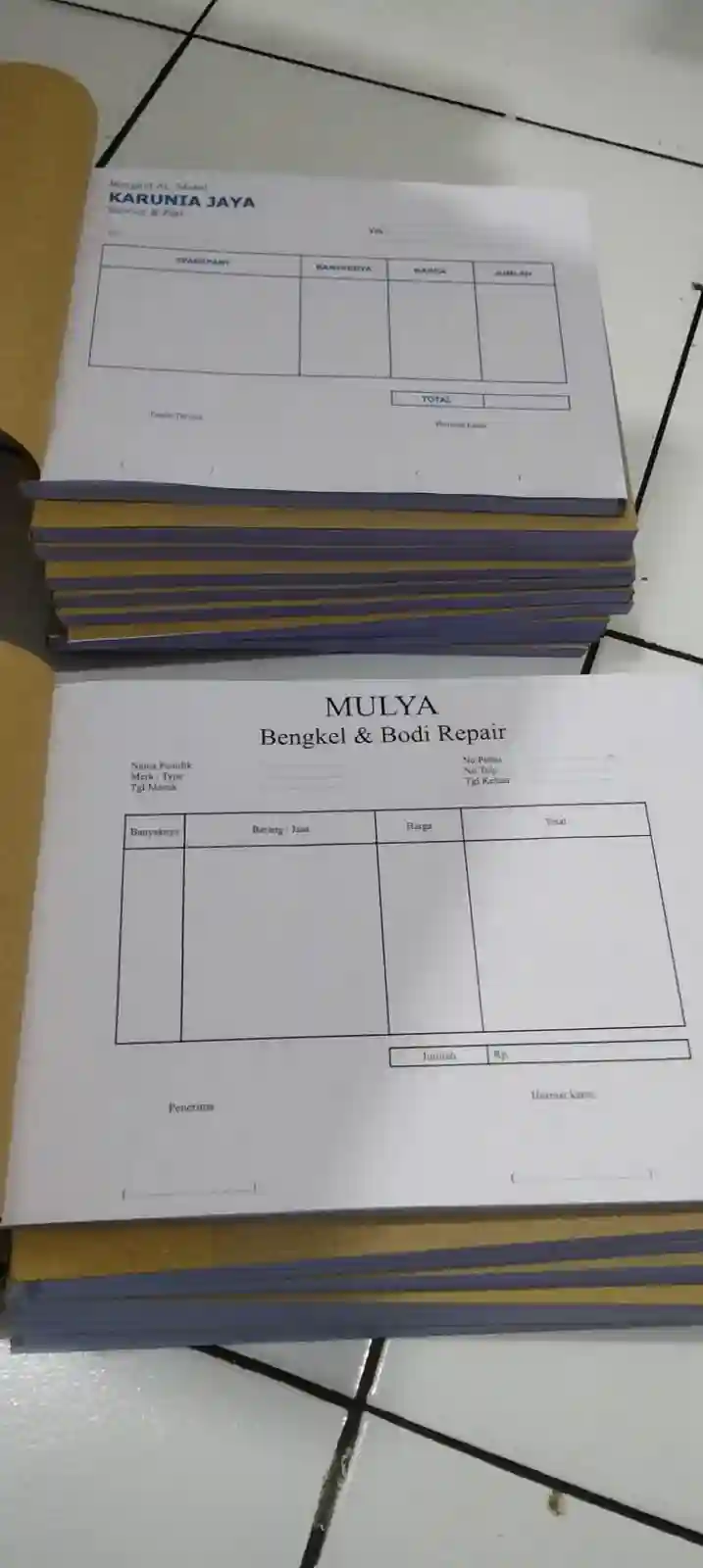 Portfolio Nota Invoice