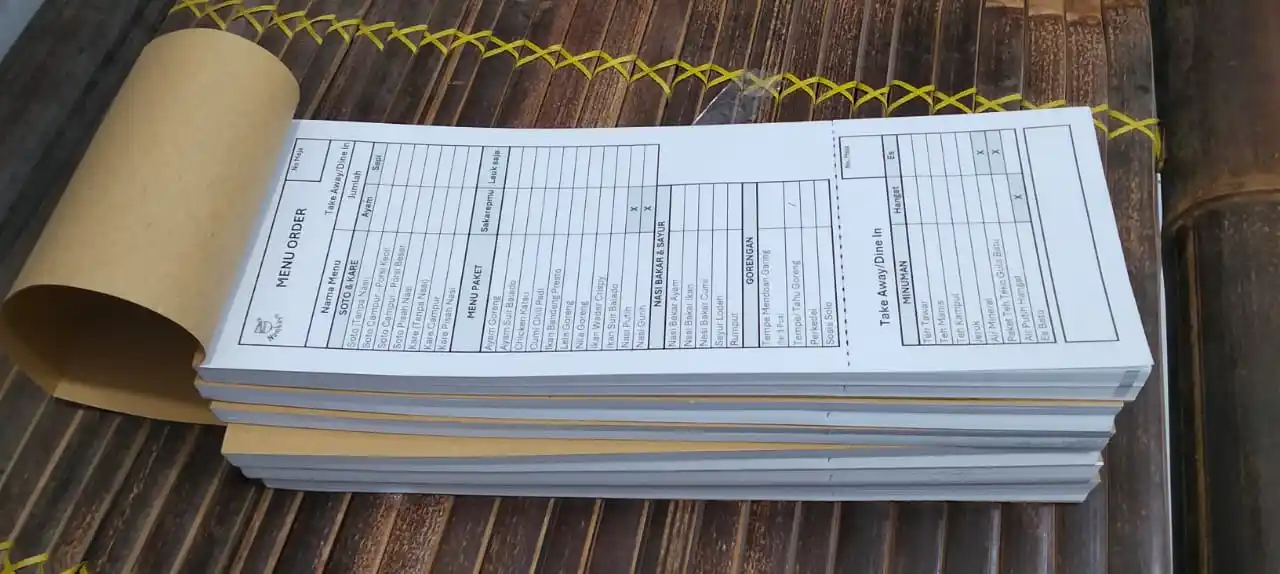 Cetak Nota Bekasi
